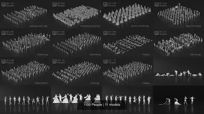 HD People 1100 Set-1