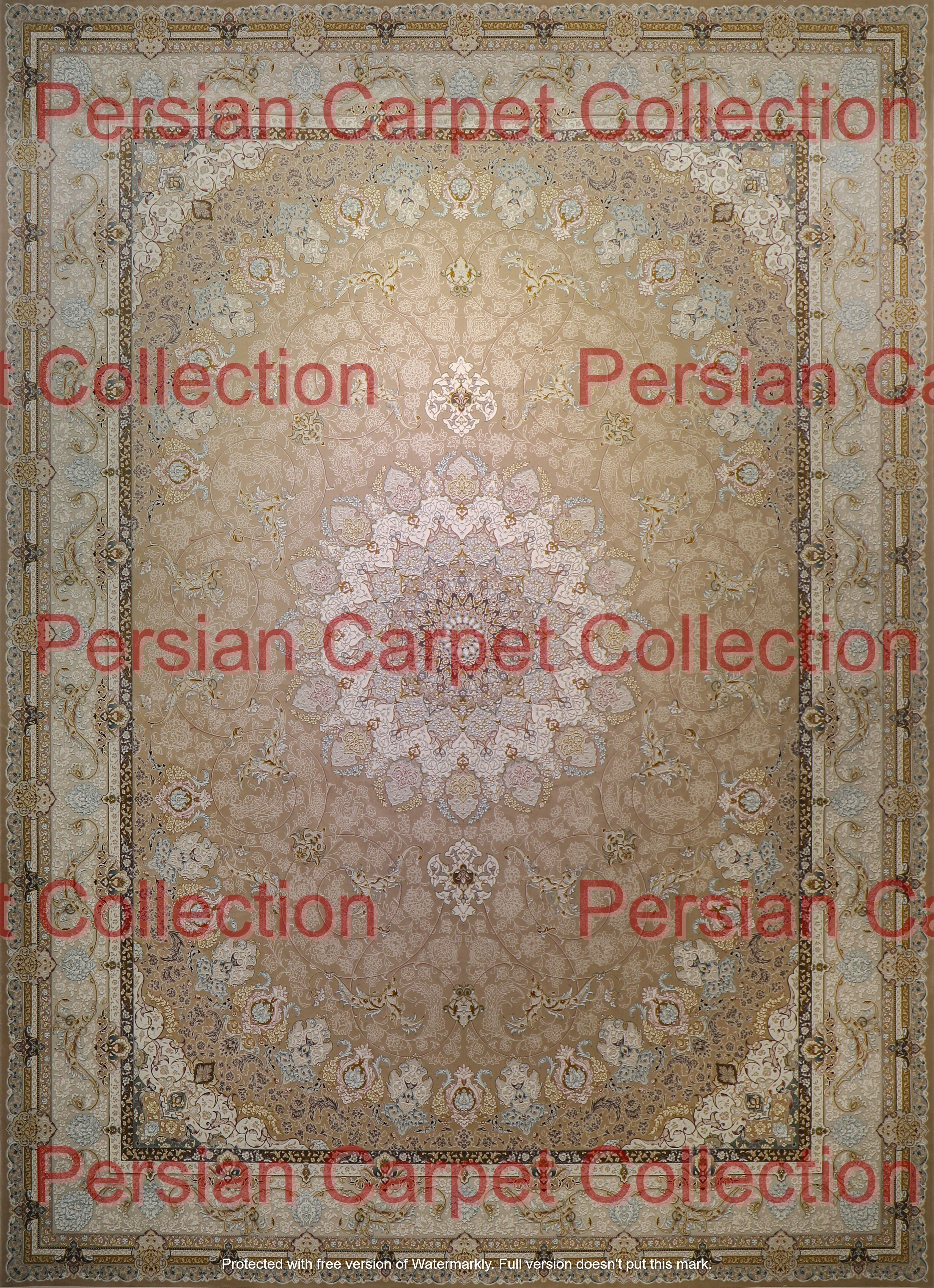 Persian Carpet Collection-vol9-4k texture Low-poly 3D model_6