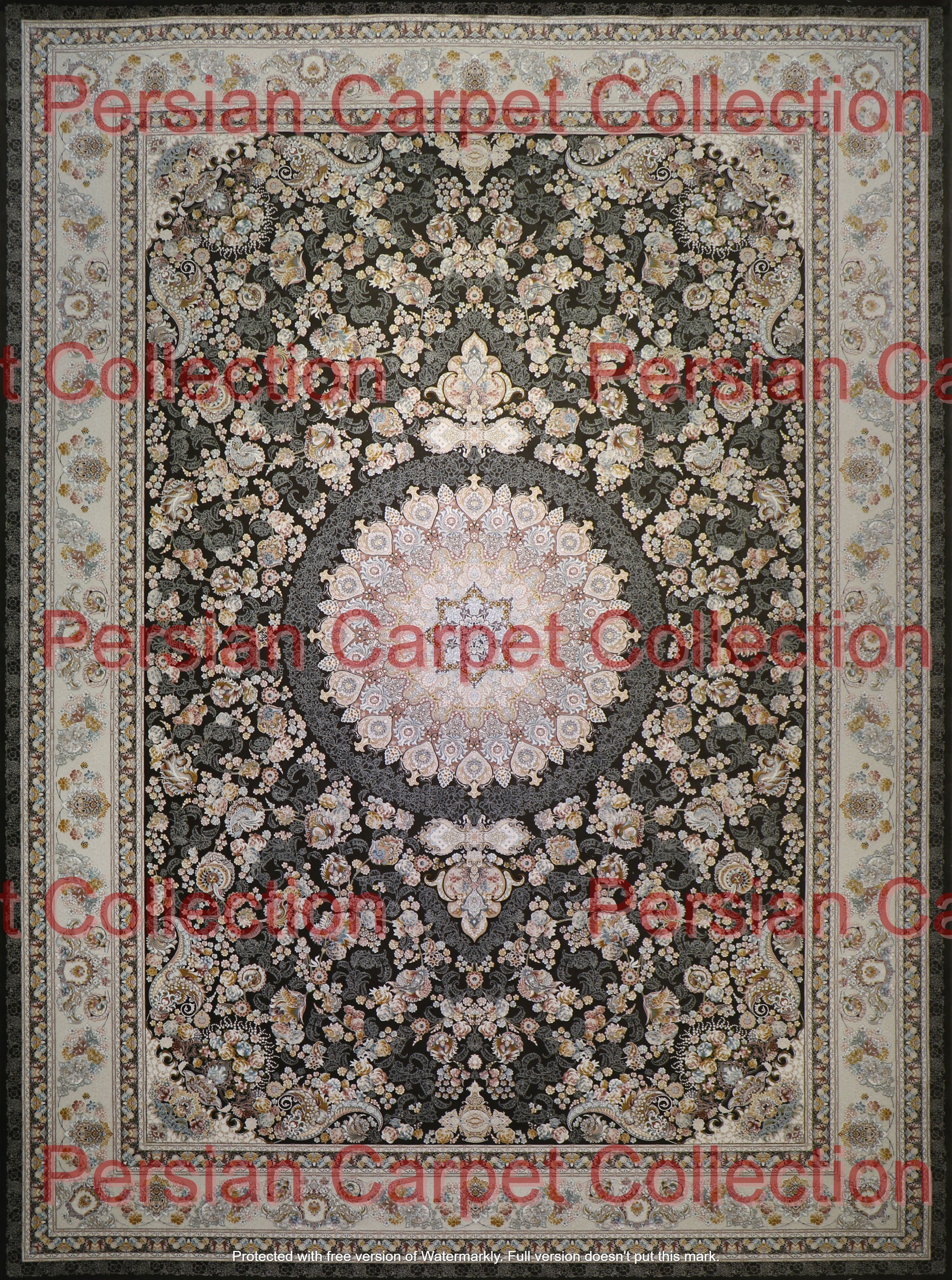 Persian Carpet Collection-vol9-4k texture Low-poly 3D model_8
