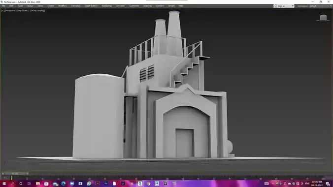 FACTORY MODEL IN 3DS MAX