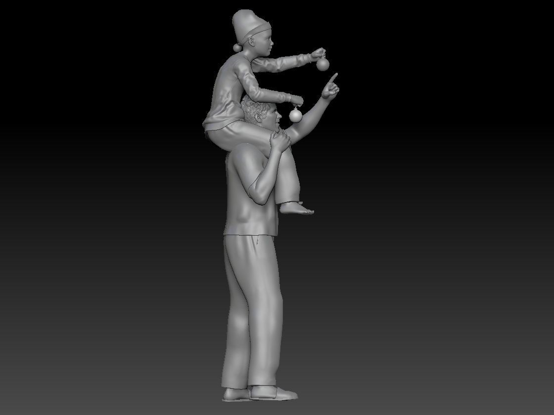 CHRISTMAS FAMILY TREE 3 - 4 3D print model_3