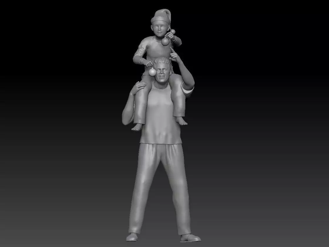 CHRISTMAS FAMILY TREE 3 - 4 3D print model_0