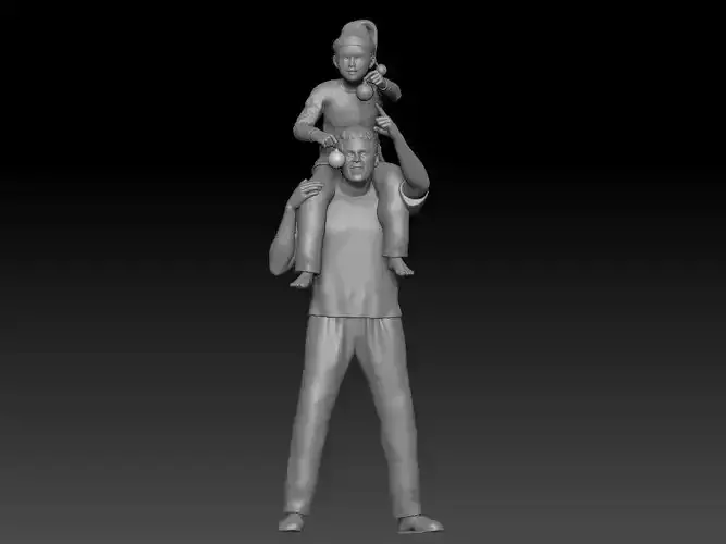 CHRISTMAS FAMILY TREE 3 - 4 3D print model