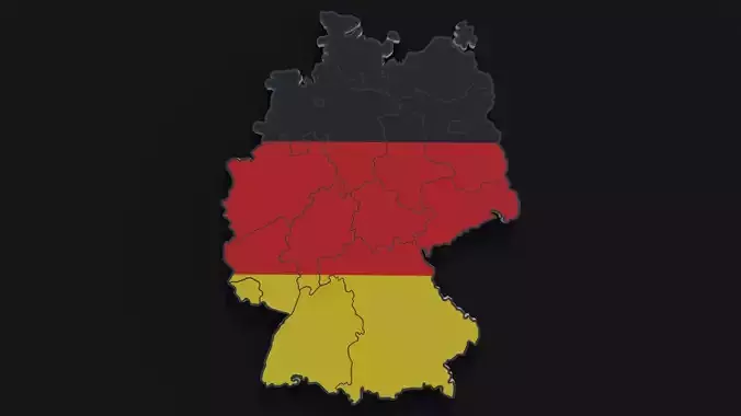 Political Map of Germany