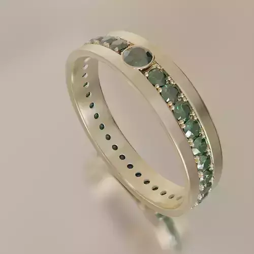 Emerald Gold Ring 04