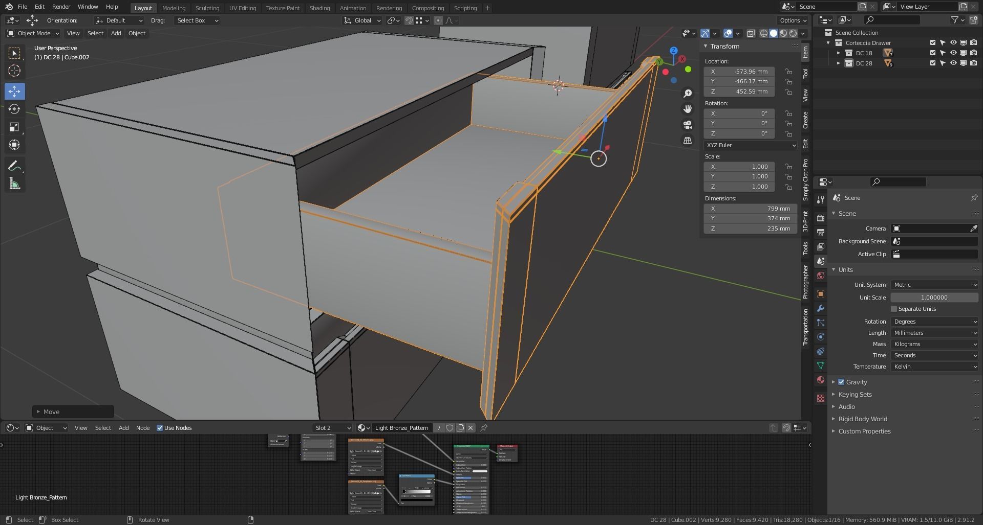 Corteccia Drawers designed by laurameroni 3D model_9