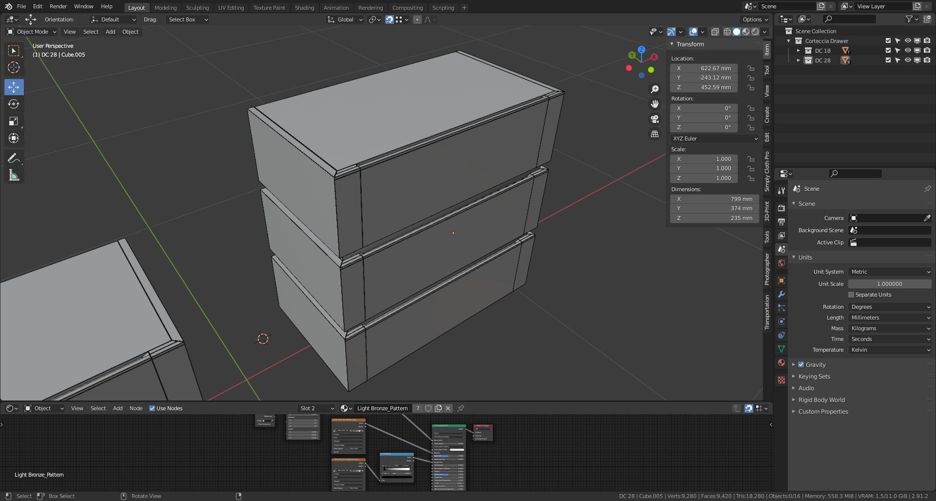 Corteccia Drawers designed by laurameroni 3D model_8