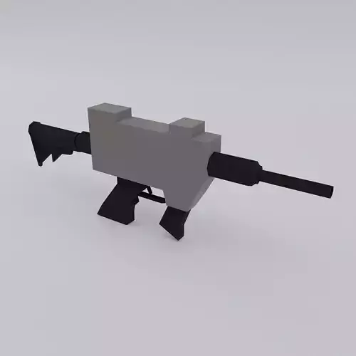 Vigilance Rifles M20 submachine gun Low-poly 3D model