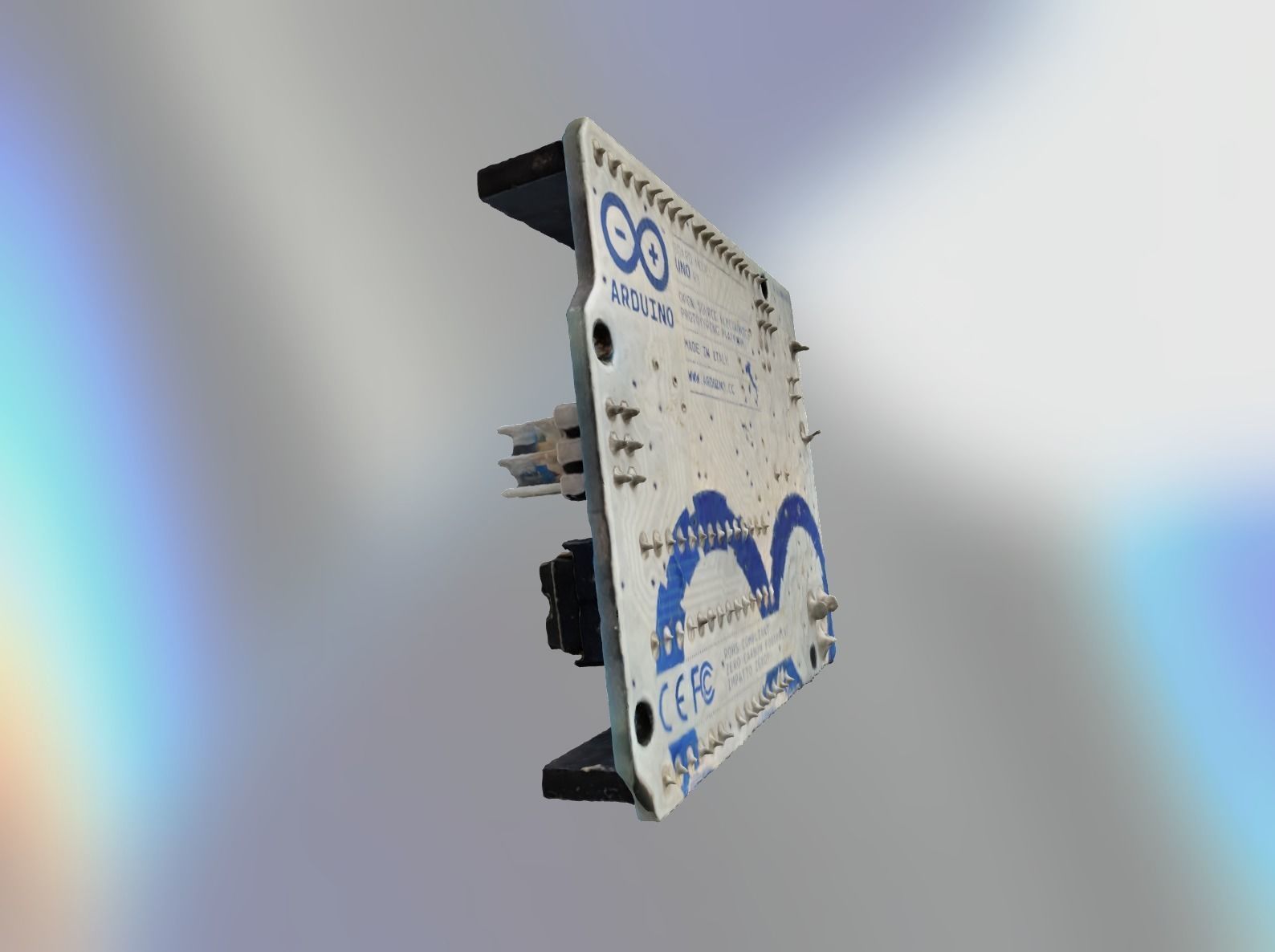 Arduino UNO R3 Circuit Board 3D model_4