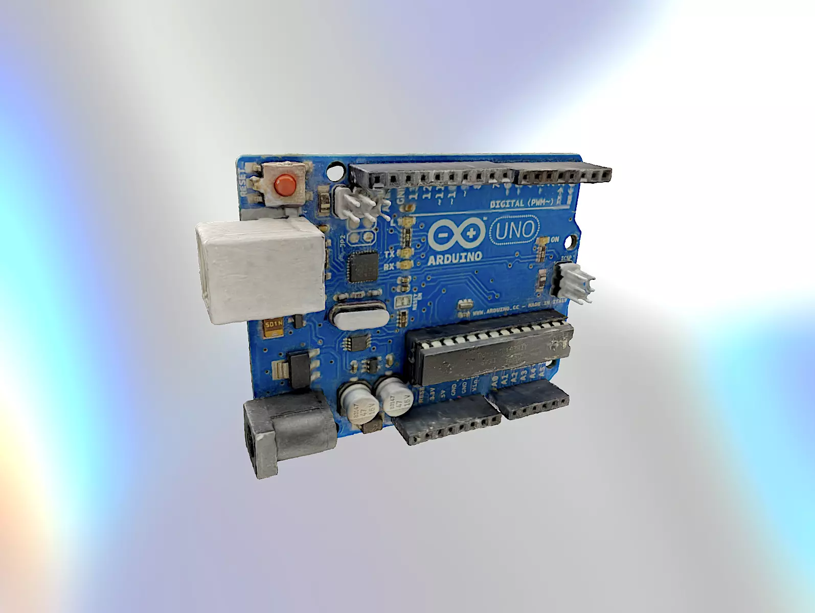 Arduino UNO R3 Circuit Board 3D model_0