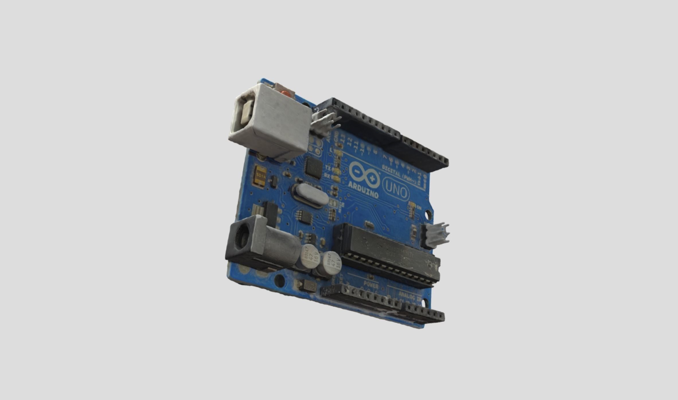 Arduino UNO R3 Circuit Board 3D model | CGTrader