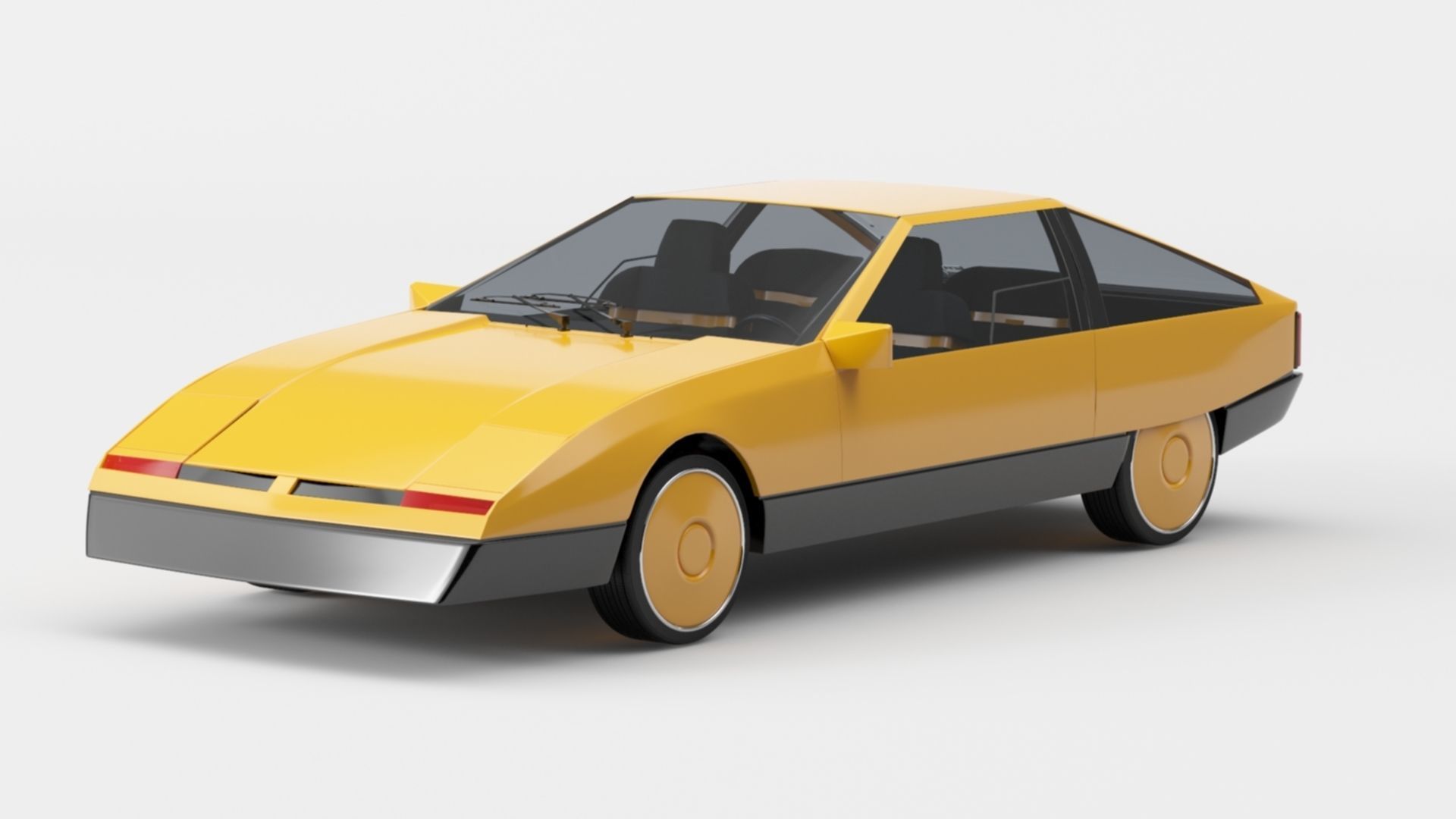 Opel GT2 Style consept car 3D model_7