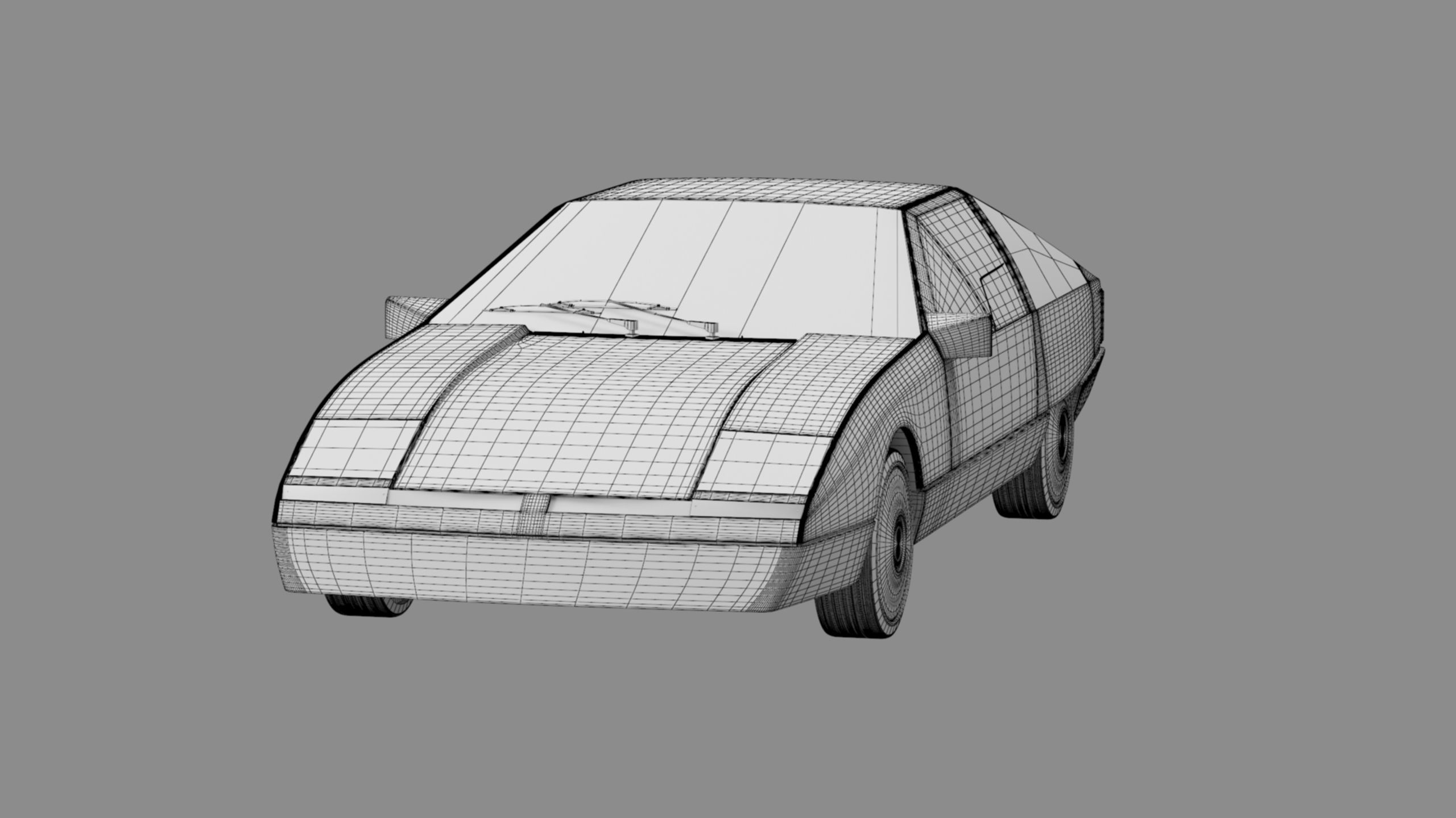 Opel GT2 Style consept car 3D model_38