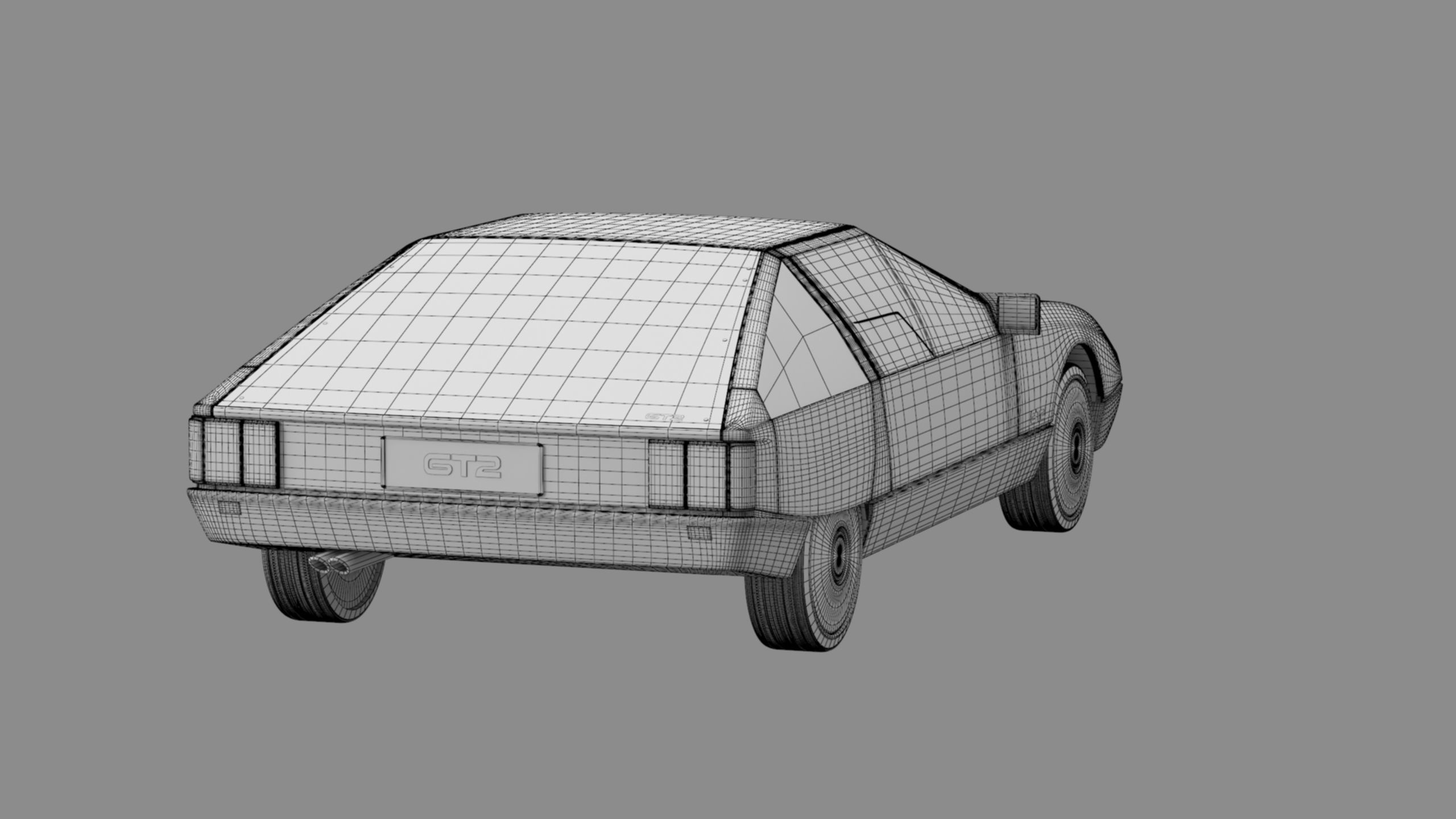Opel GT2 Style consept car 3D model_37