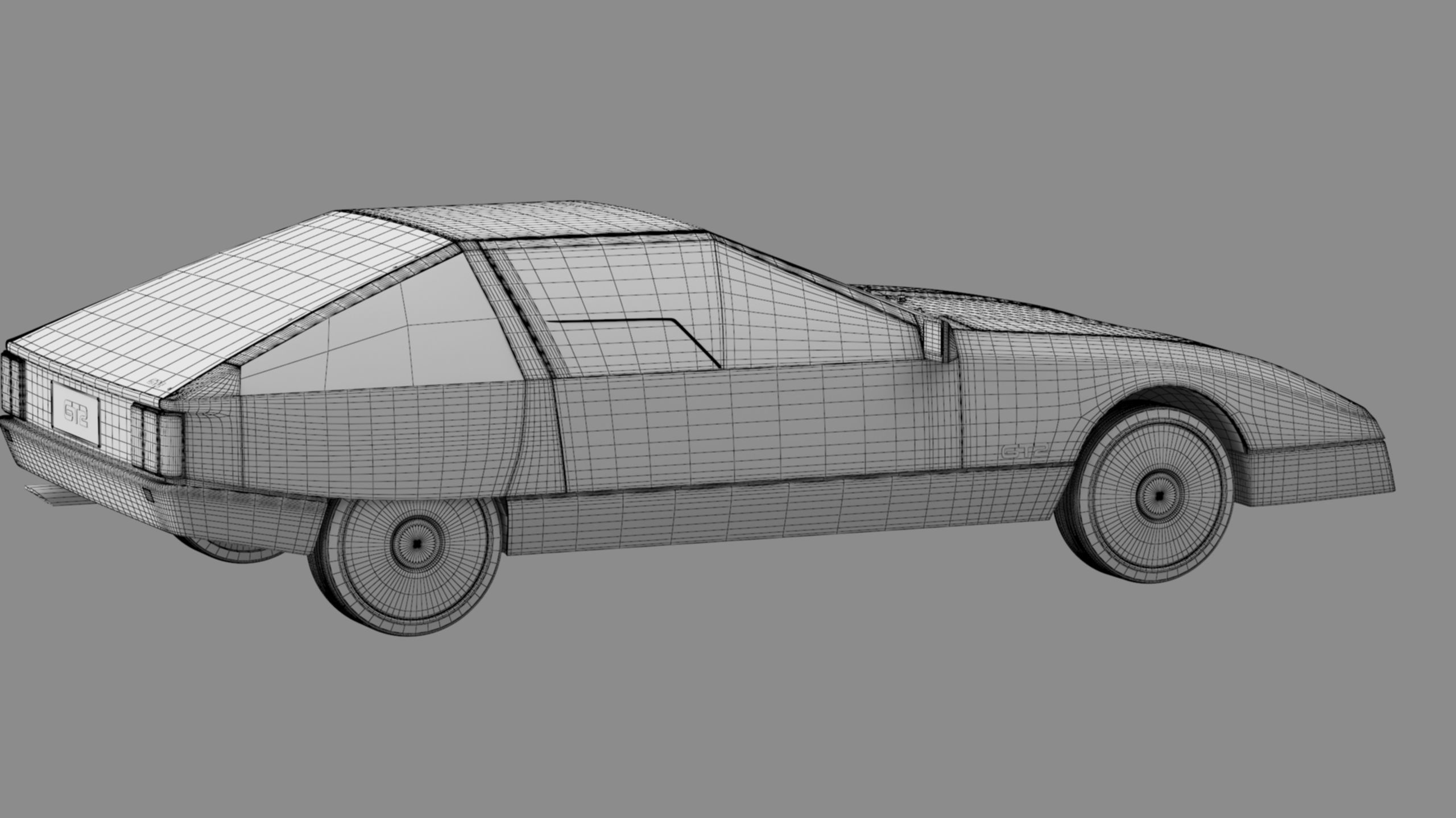 Opel GT2 Style consept car 3D model_39