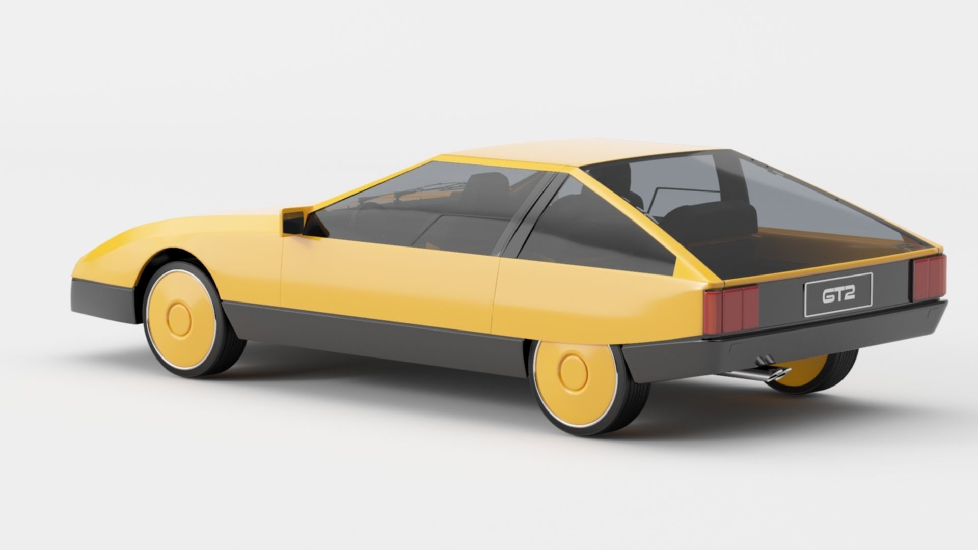 Opel GT2 Style consept car 3D model_14