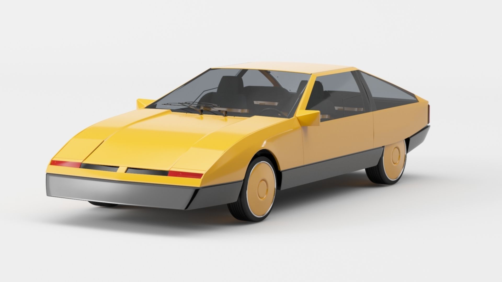 Opel GT2 Style consept car 3D model_3