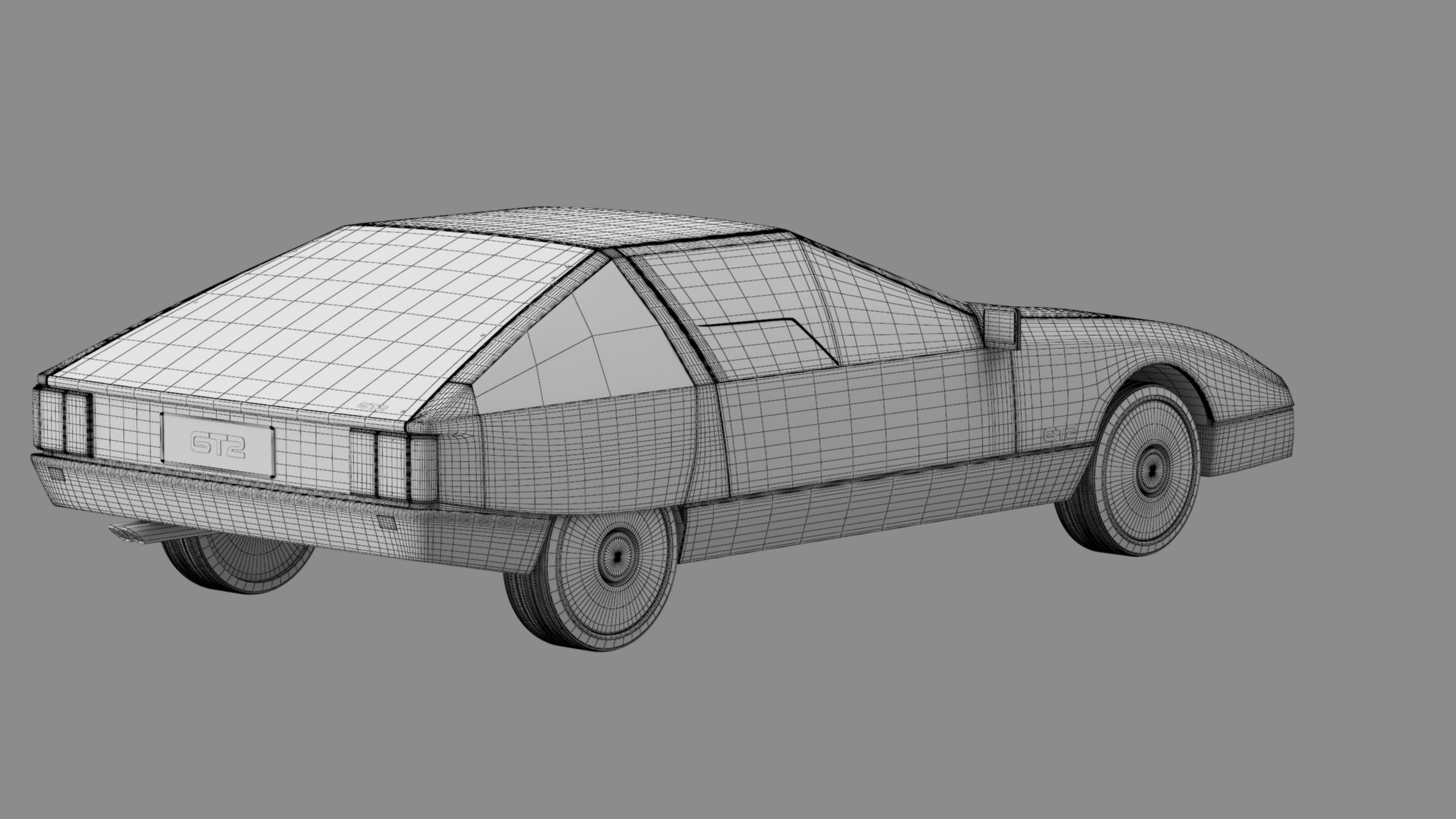 Opel GT2 Style consept car 3D model_33
