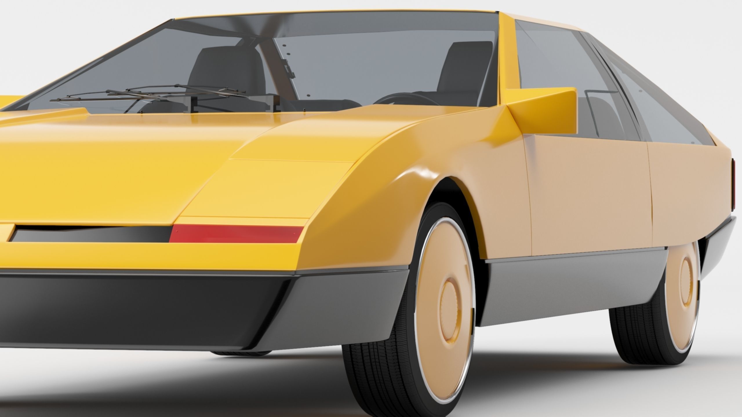 Opel GT2 Style consept car 3D model_5