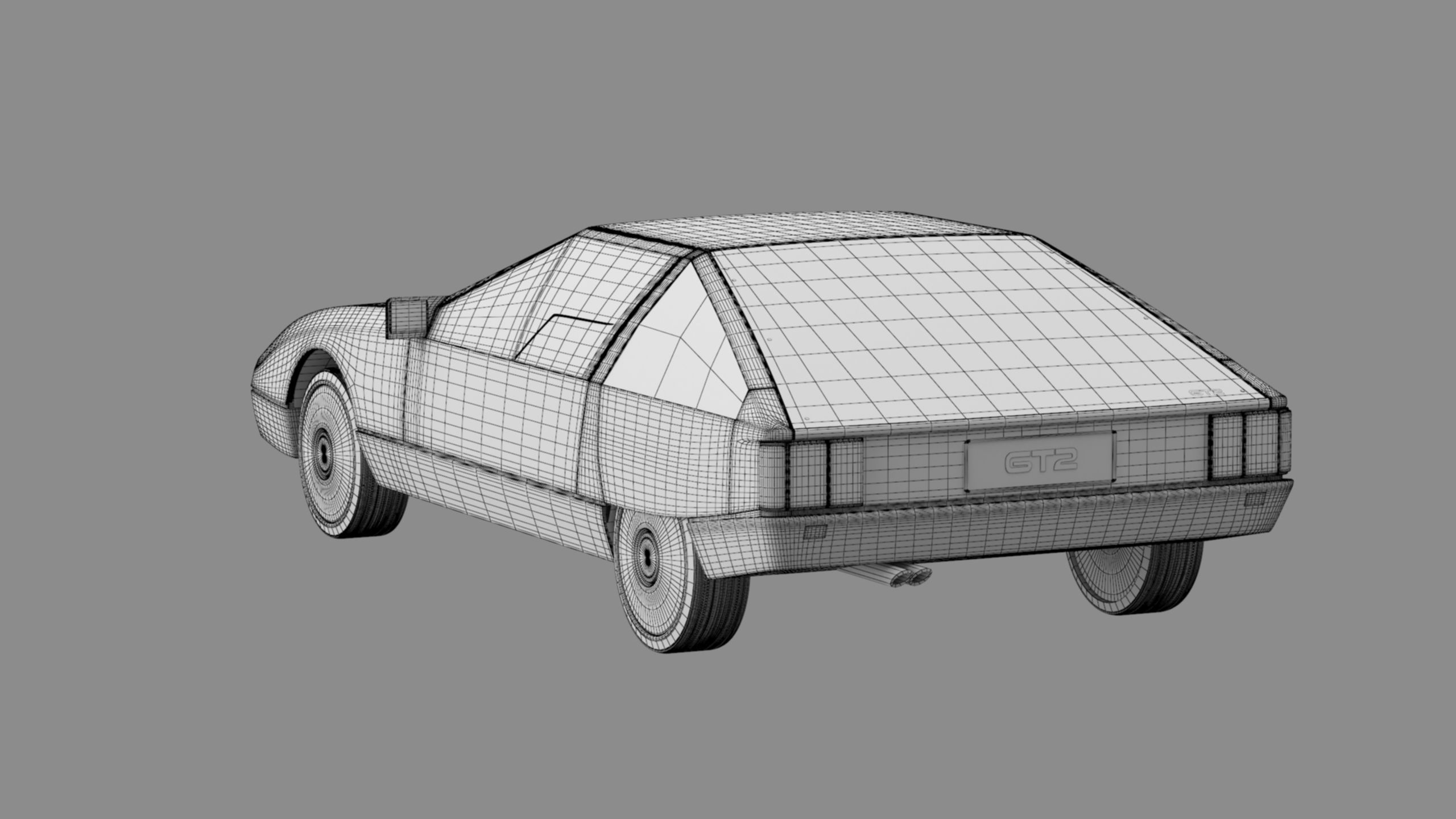 Opel GT2 Style consept car 3D model_35