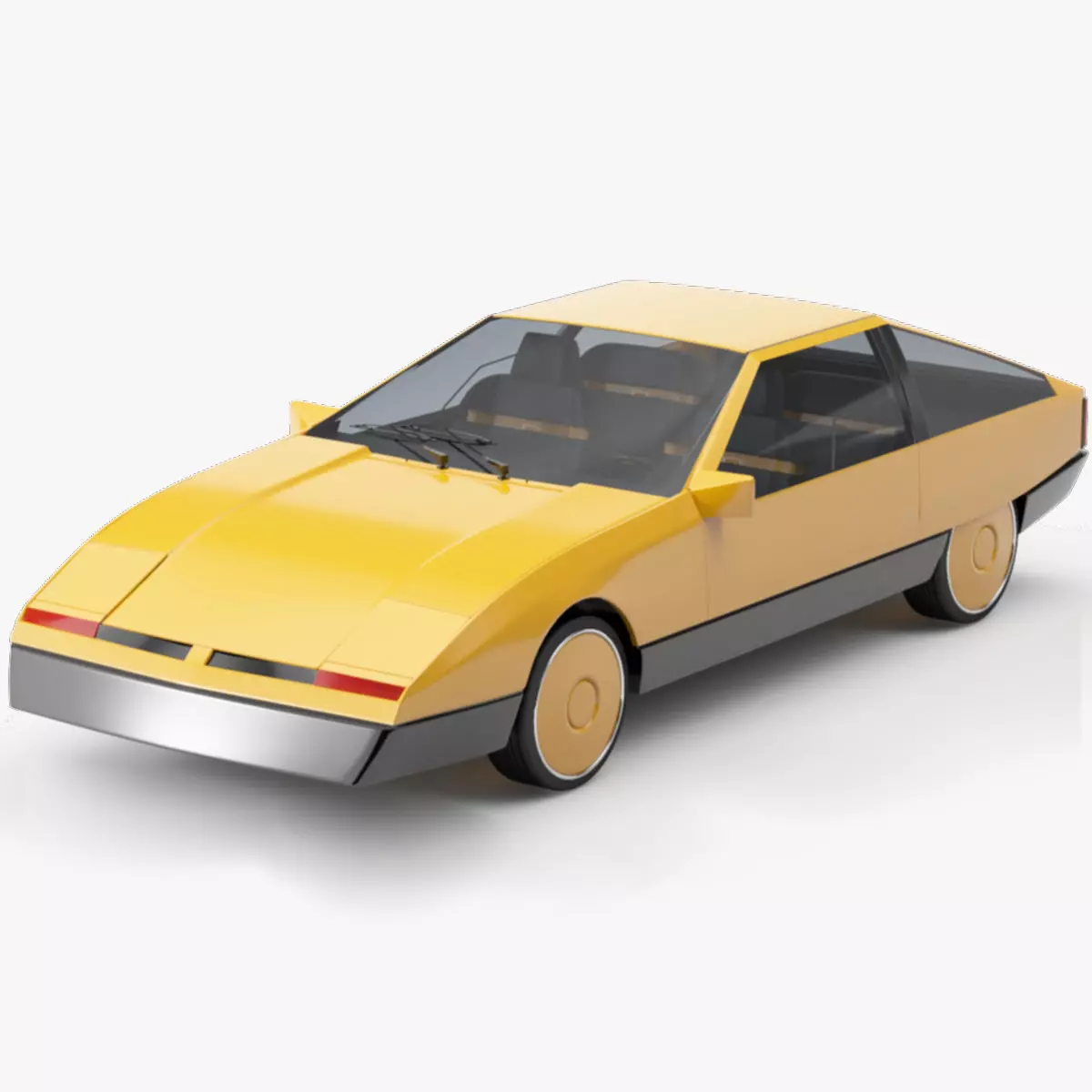 Opel GT2 Style consept car 3D model_0