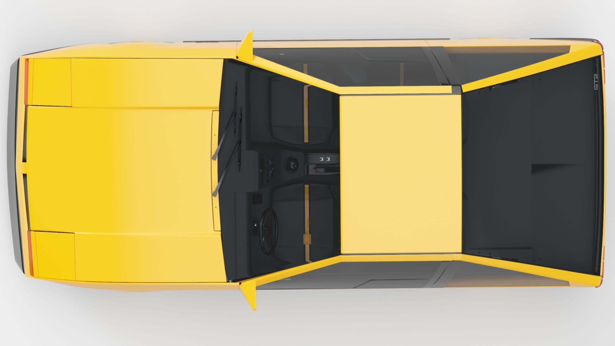 Opel GT2 Style consept car 3D model_2