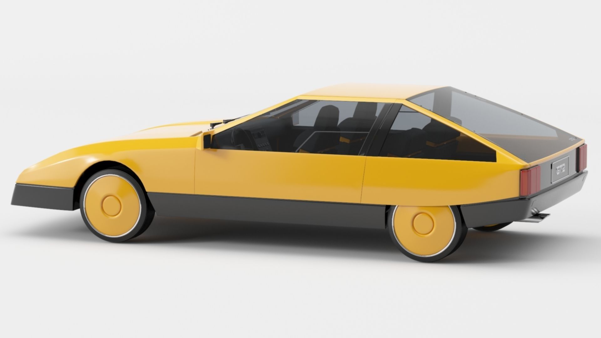 Opel GT2 Style consept car 3D model_9