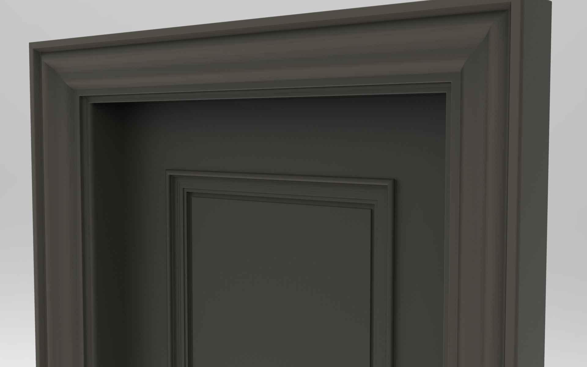 Doge Door Low-poly 3D model_3