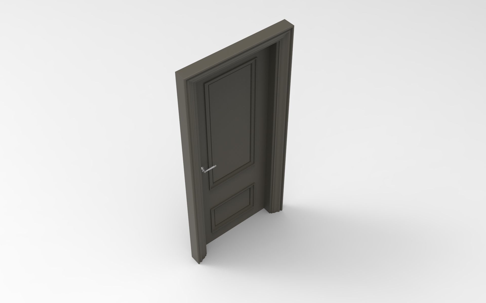 Doge Door Low-poly 3D model_2