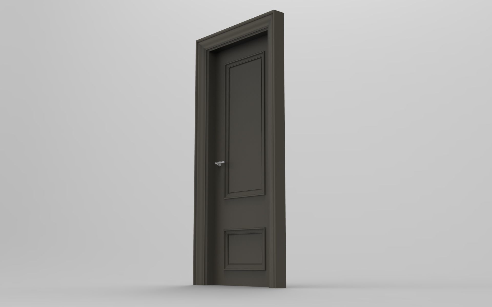 Doge Door Low-poly 3D model_1