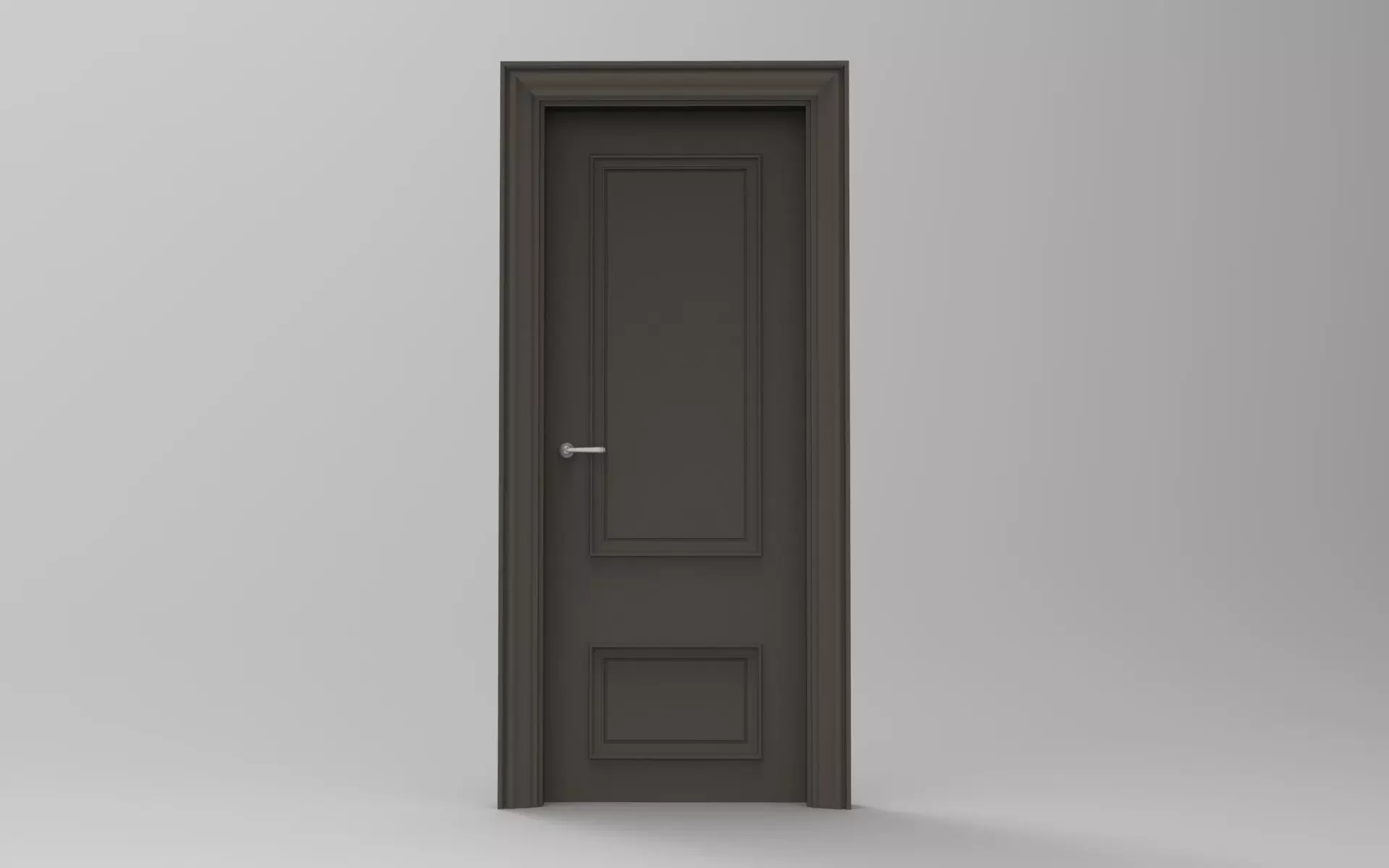 Doge Door Low-poly 3D model_0