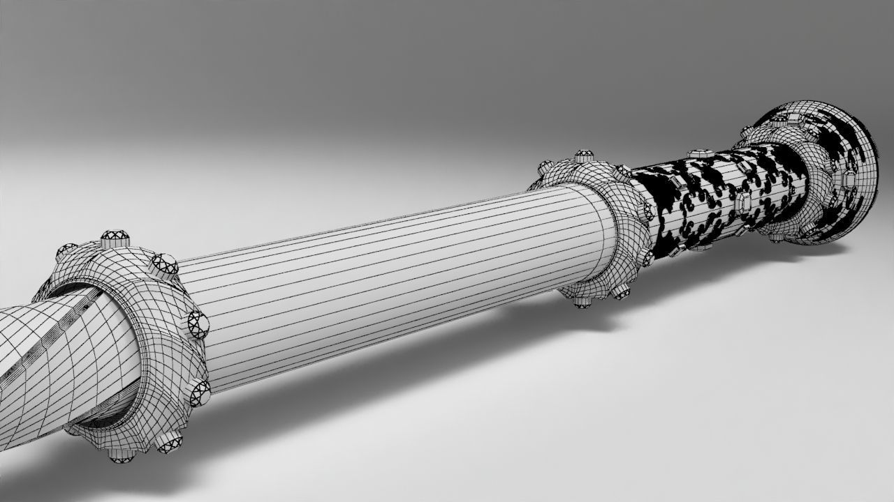 The Sovereigns Sceptre with Cross 3D model_9