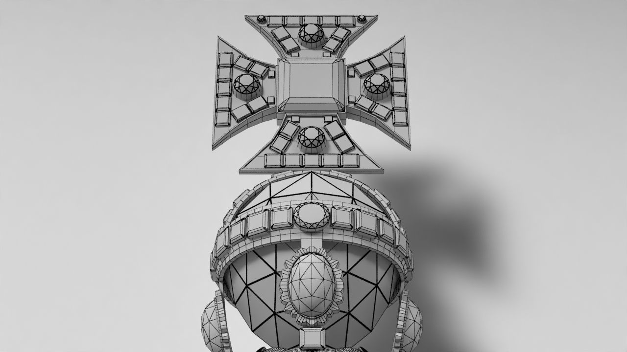 The Sovereigns Sceptre with Cross 3D model_13