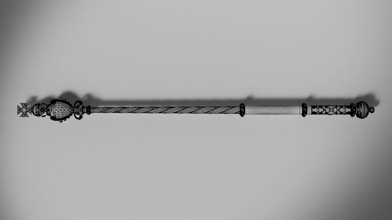 The Sovereigns Sceptre with Cross 3D model_21