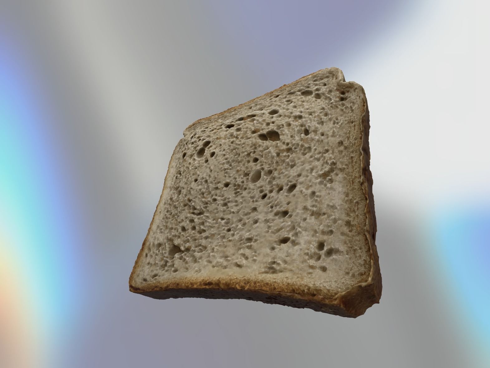 A slice of bread 3D model_6