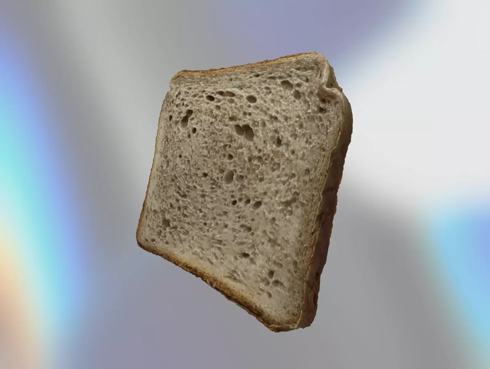 A slice of bread 3D model_0