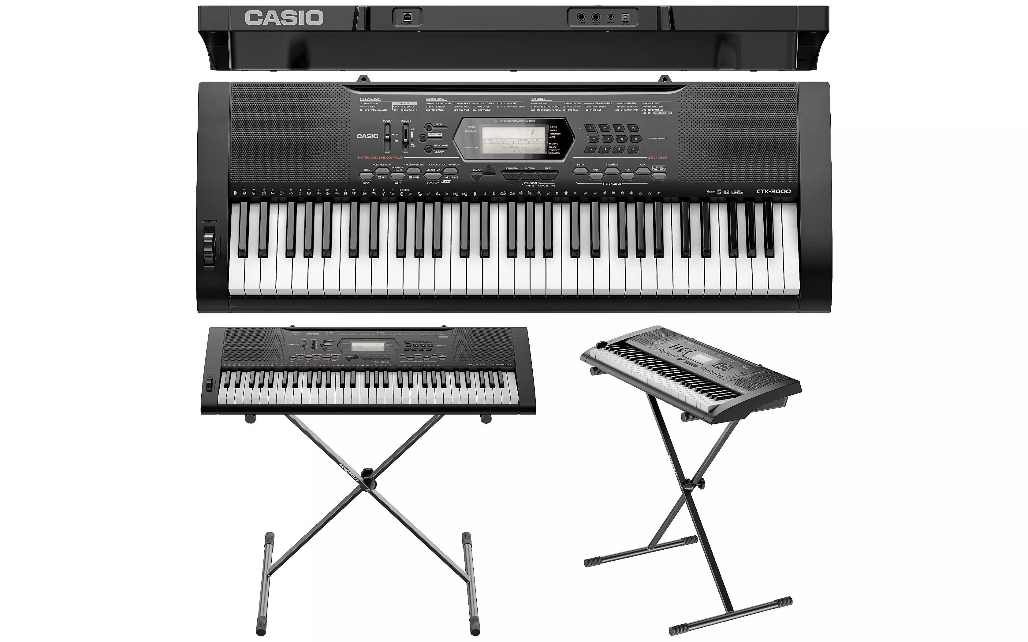 Synthesizer CASIO 3D model_0