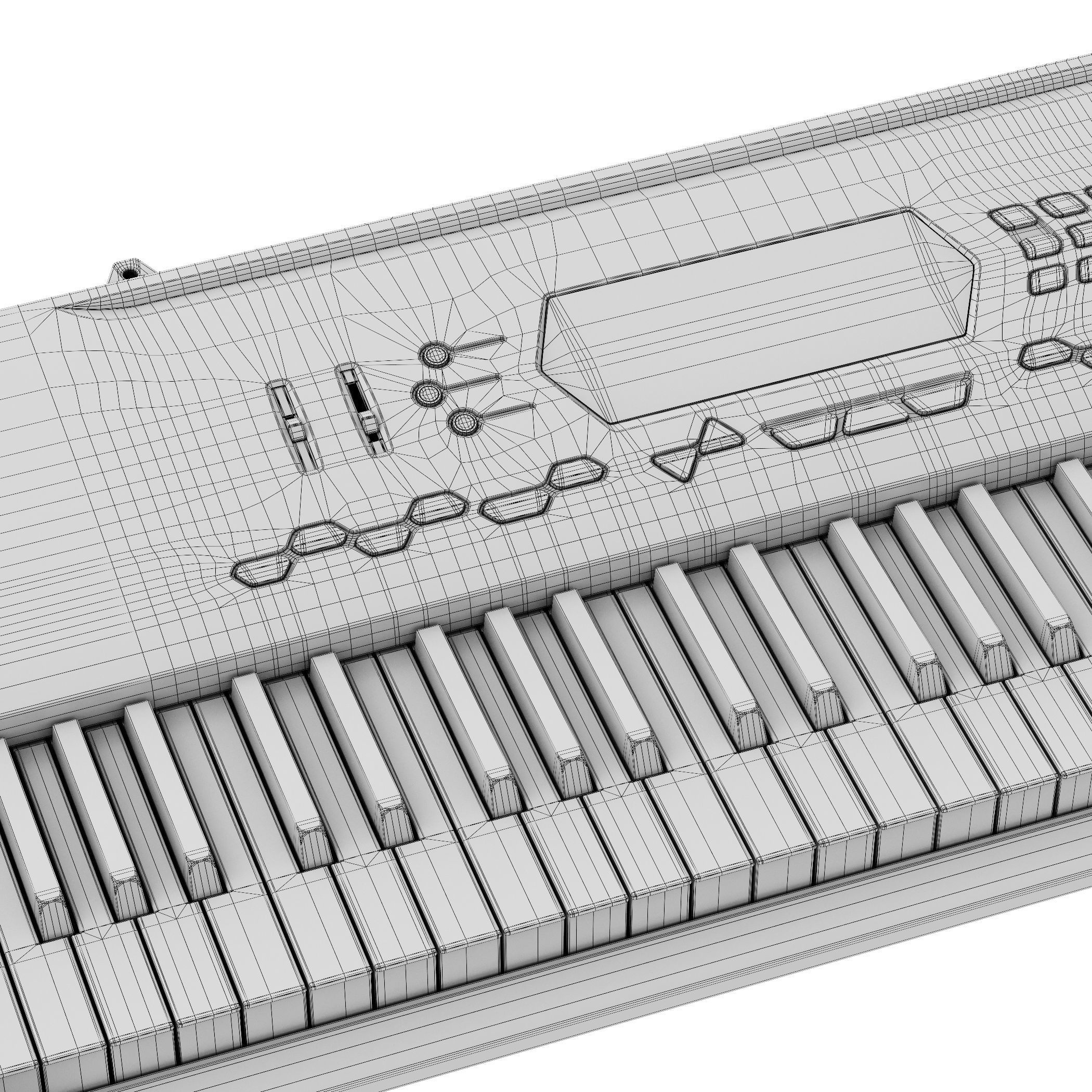 Synthesizer CASIO 3D model_9