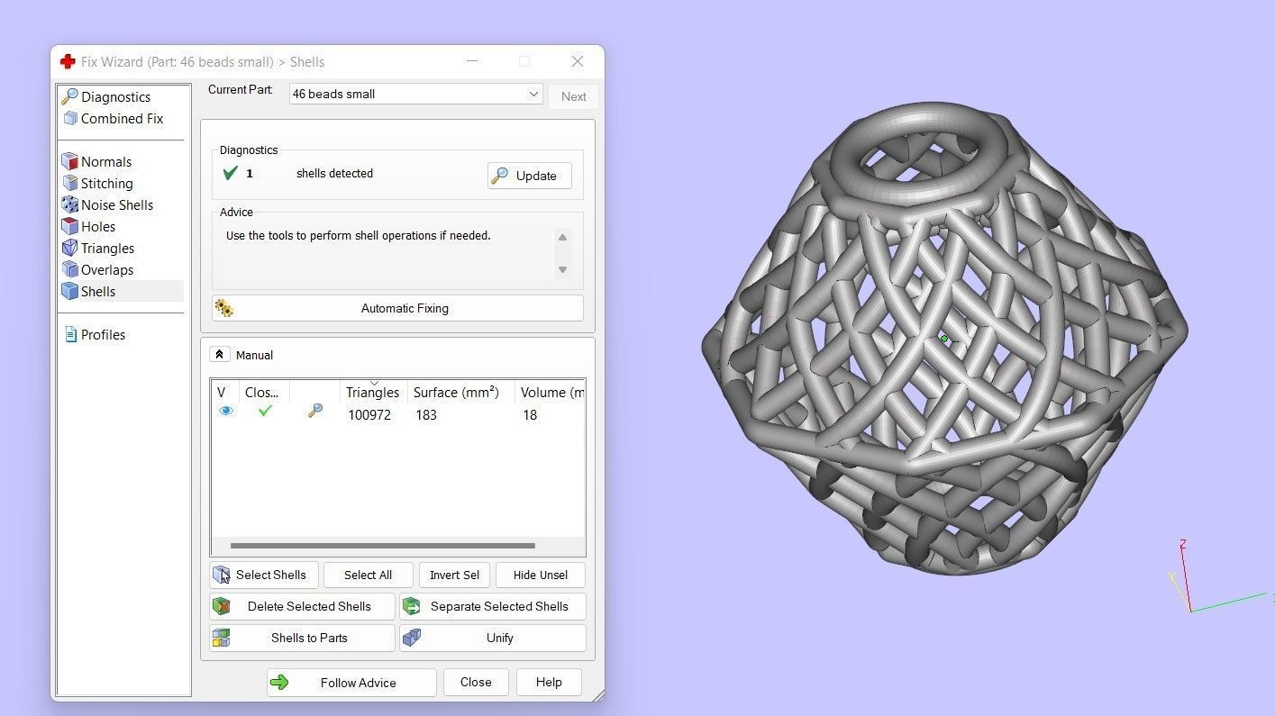 46 BEADS 3D print model_6