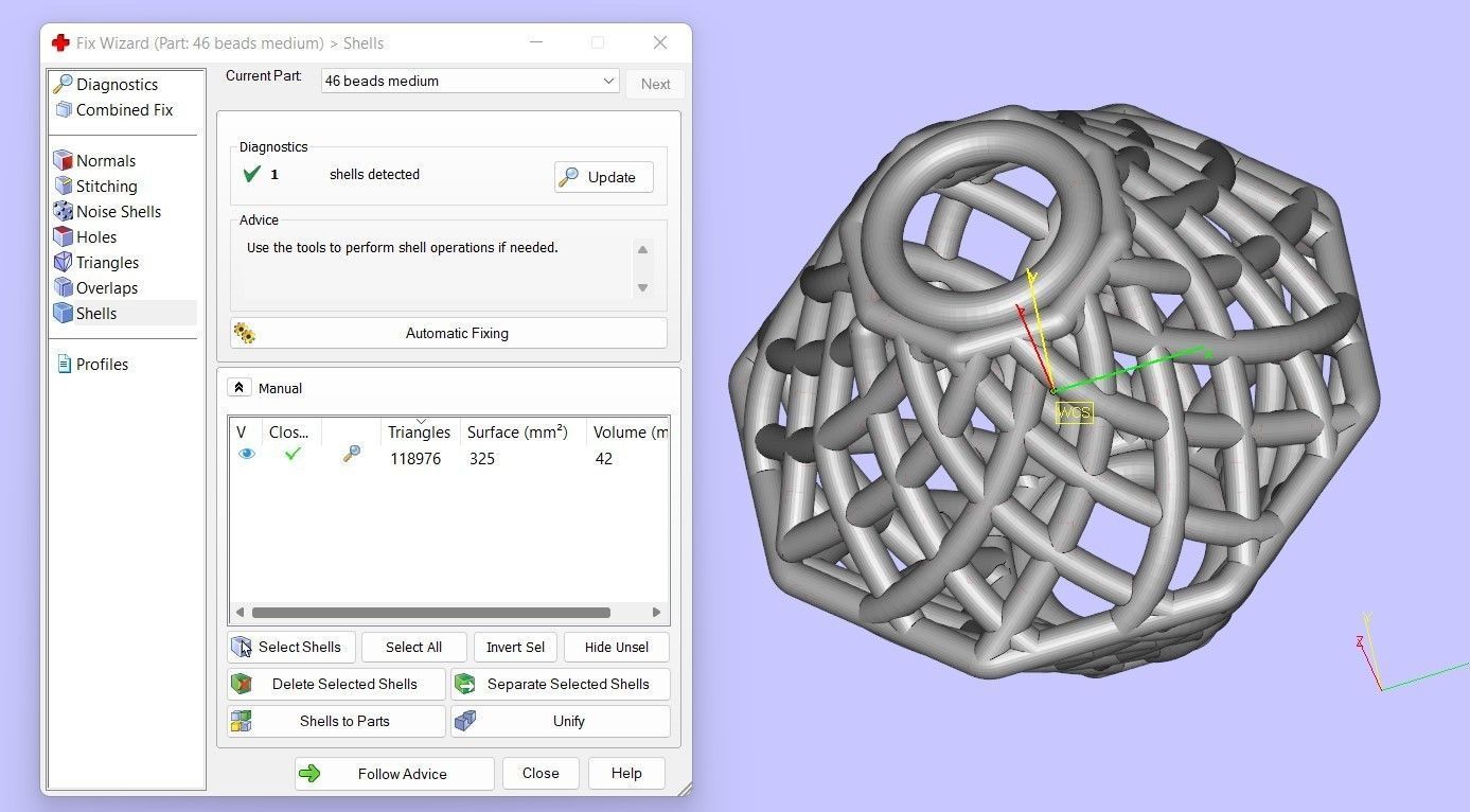 46 BEADS 3D print model_5