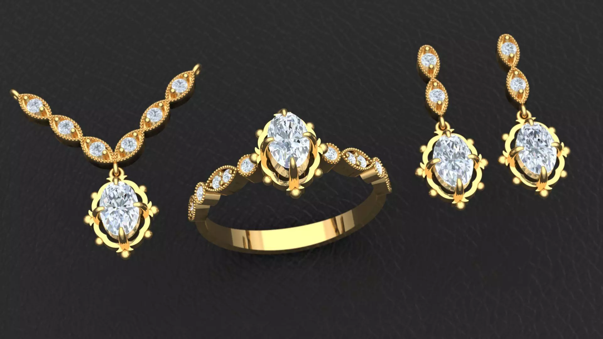 WOMAN ring 3D print model_0