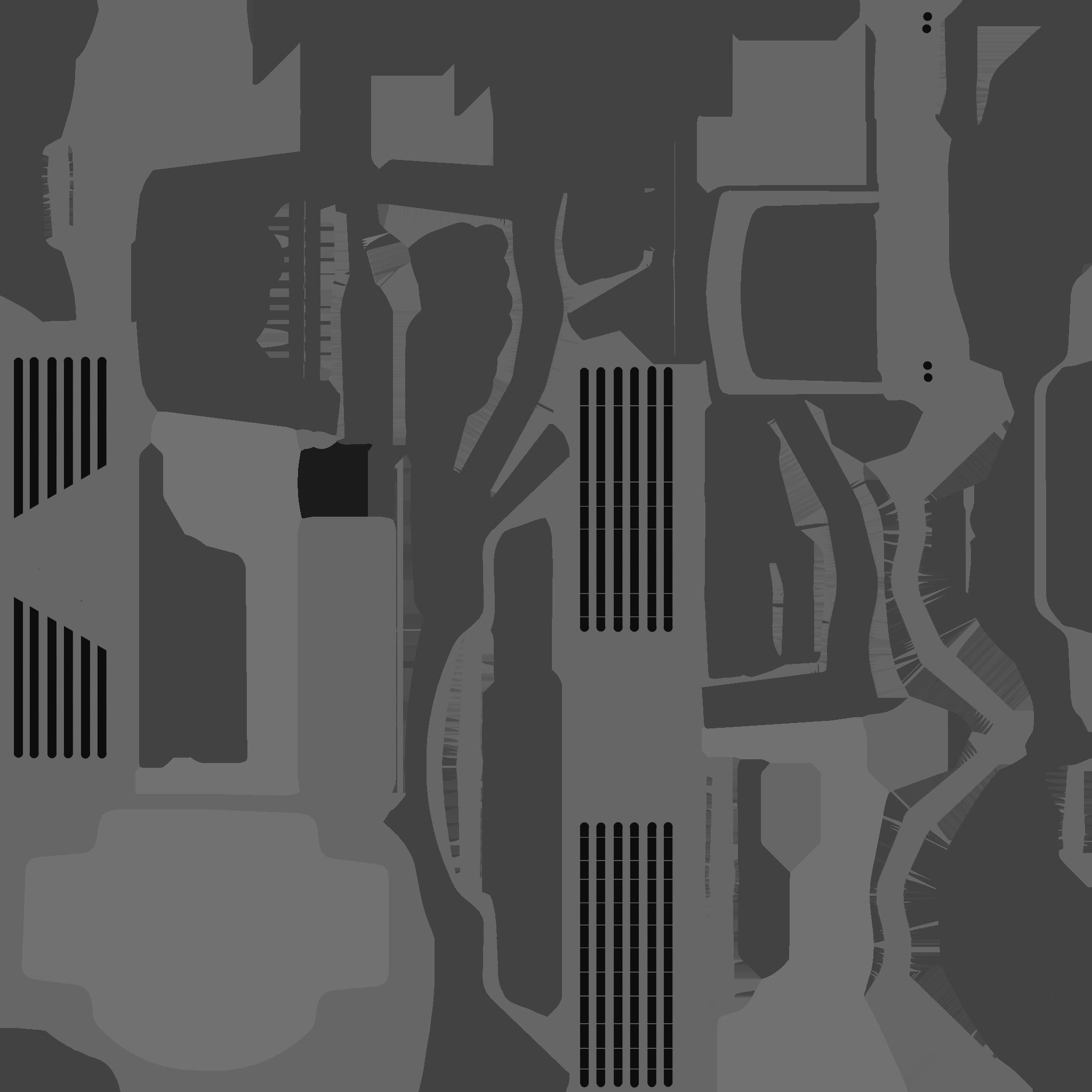 SciFi Bank A01 White Blue - Sci Fi Exterior Design Low-poly 3D model_27