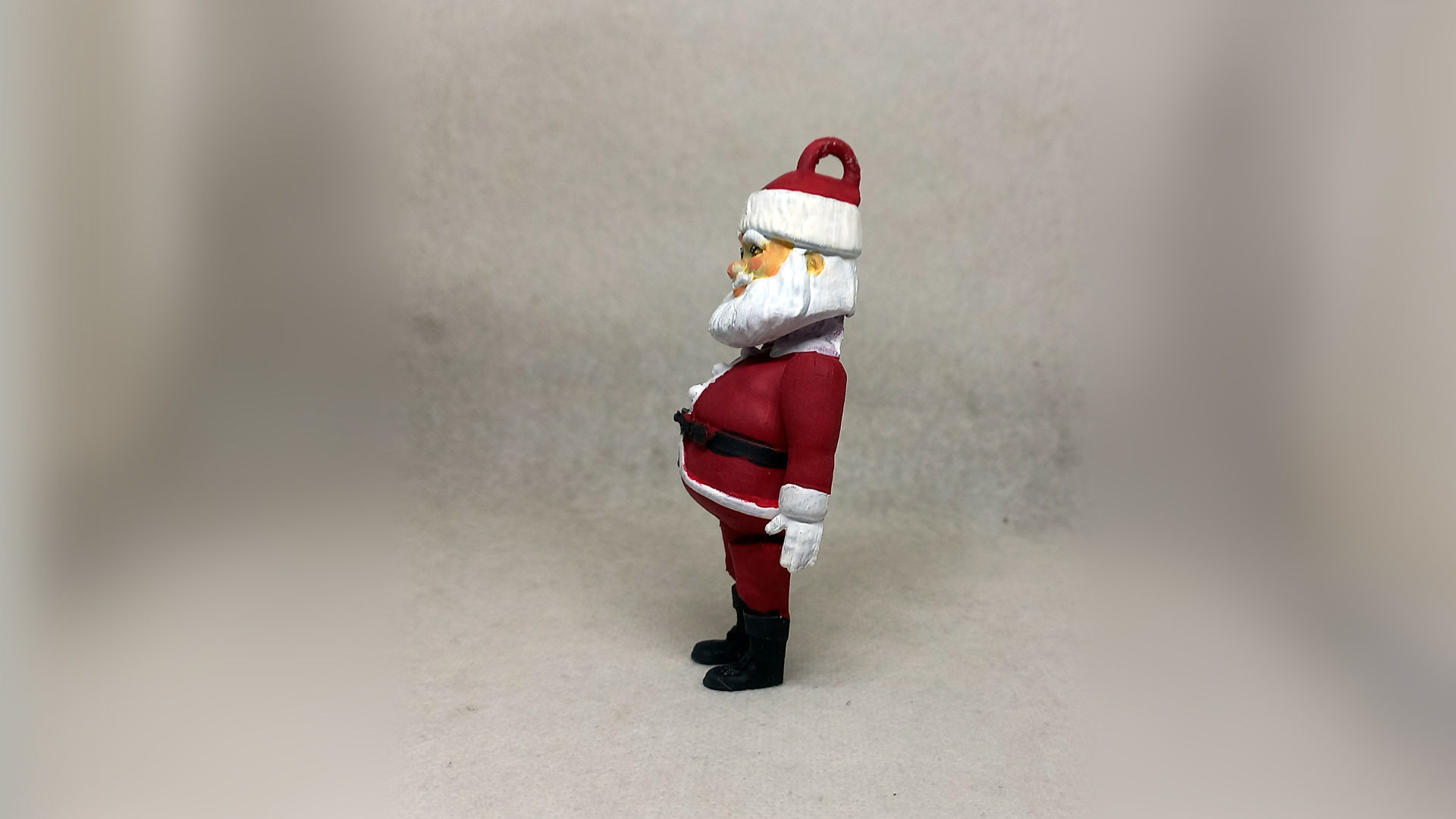 santa claus flexible Print in place No Supports 3D print model_4