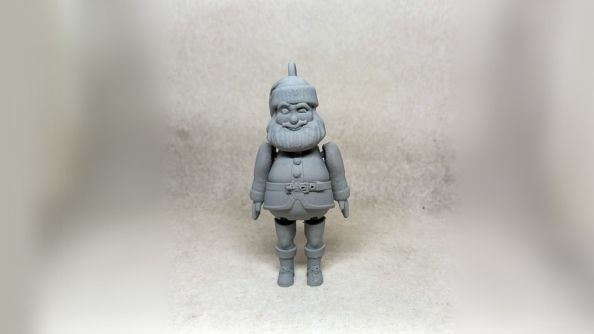 santa claus flexible Print in place No Supports 3D print model_8
