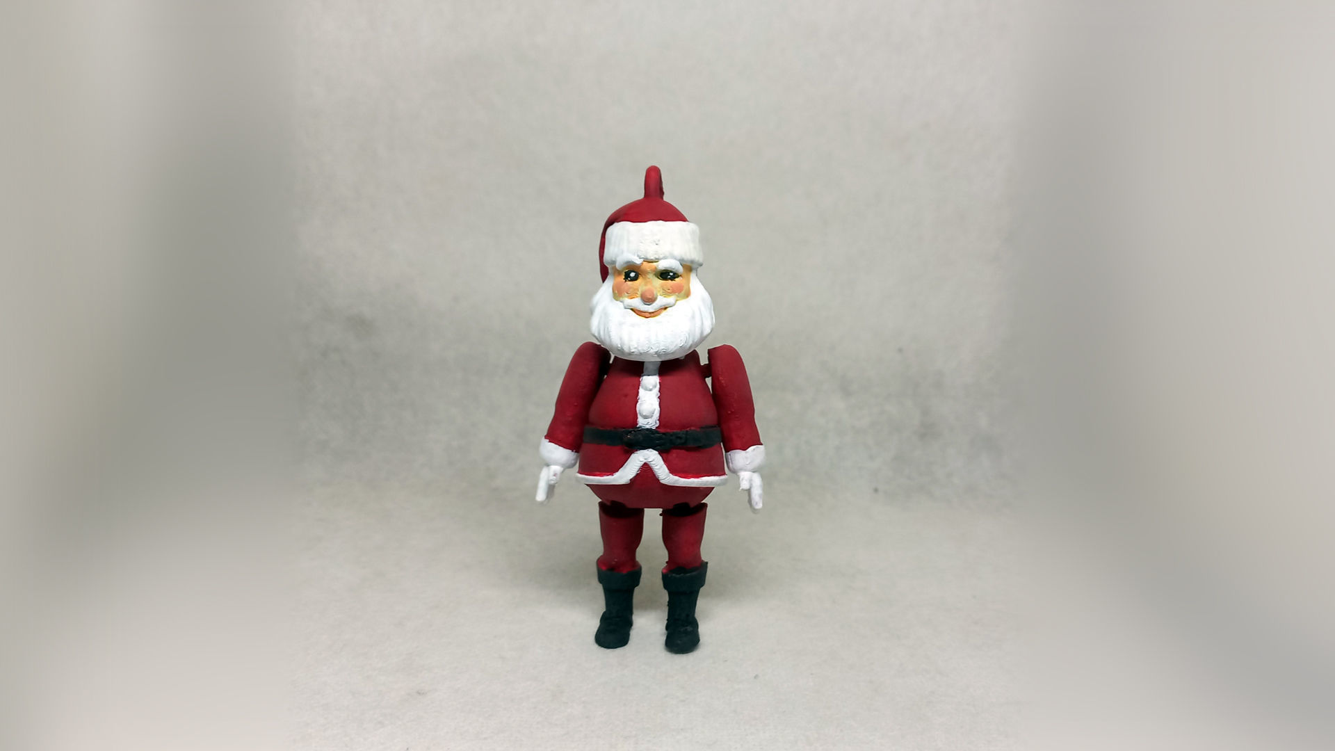 santa claus flexible Print in place No Supports 3D print model_1