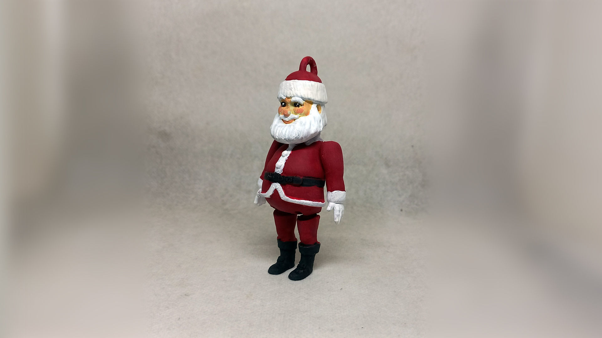 santa claus flexible Print in place No Supports 3D print model_2