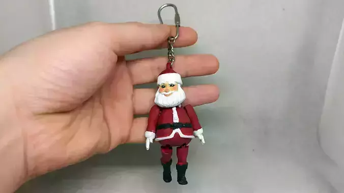 santa claus flexible Print in place No Supports 3D print model