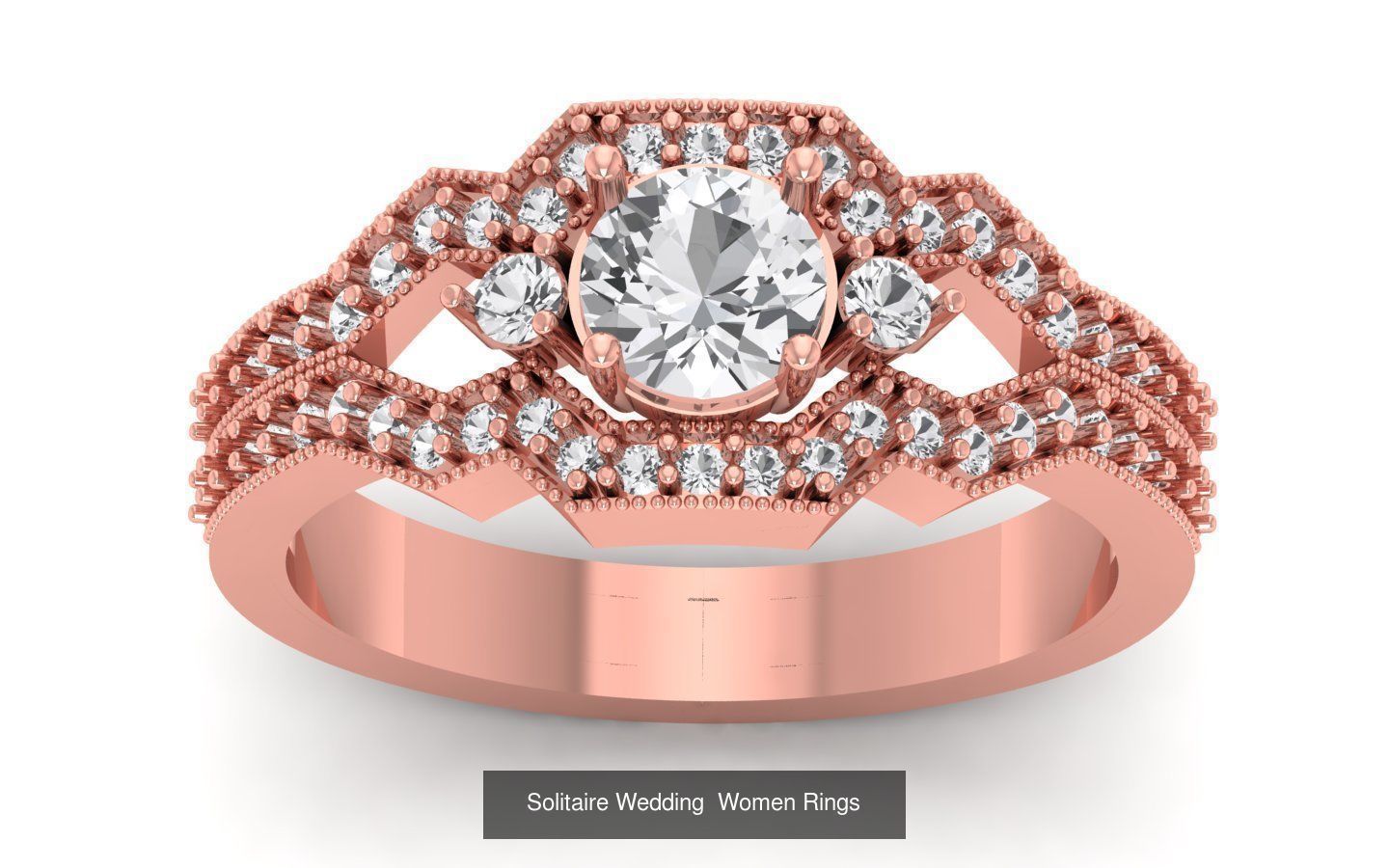 90 Solitaire Wedding Women Rings Collection _46