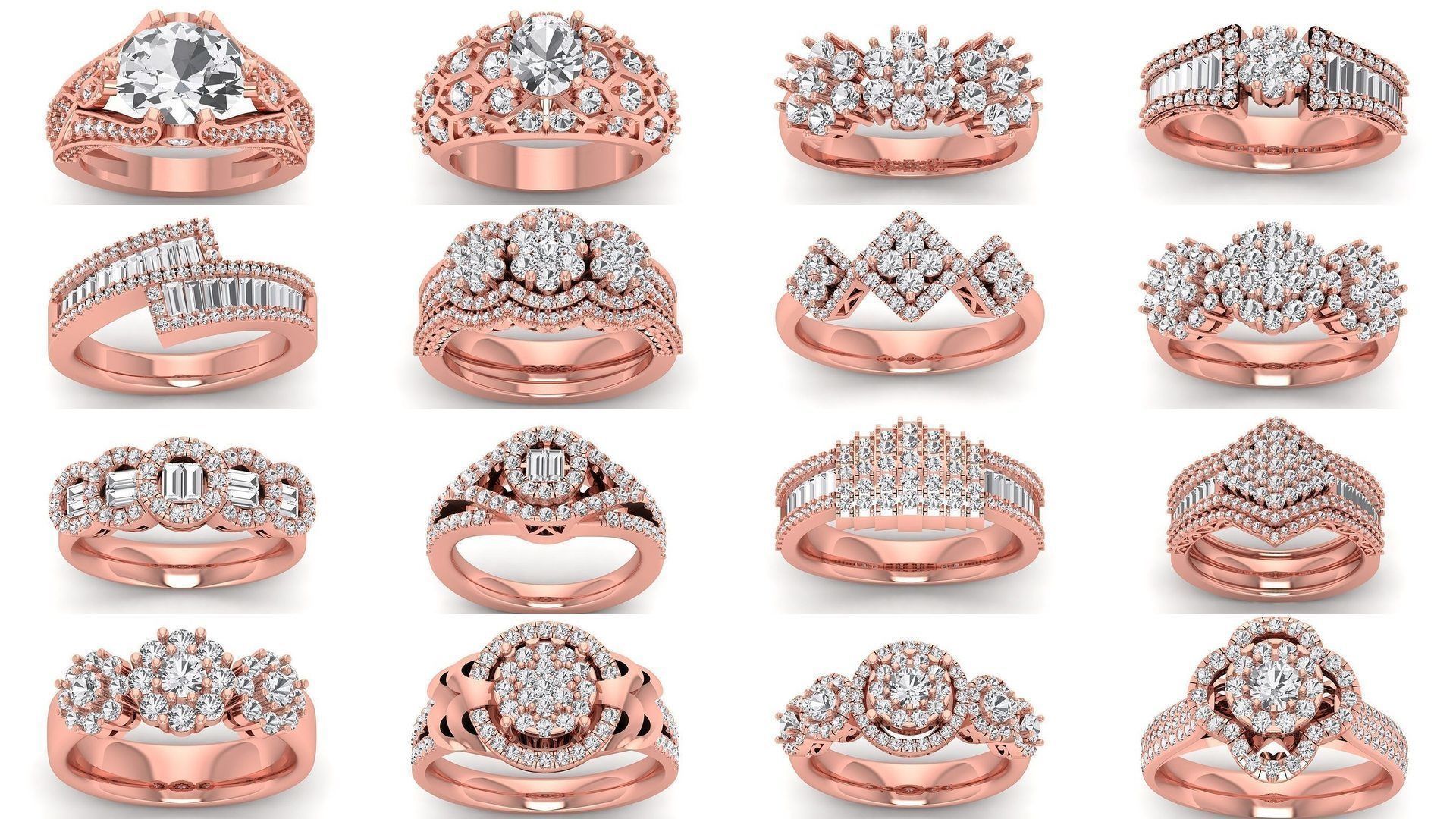 90 Solitaire Wedding Women Rings Collection _9