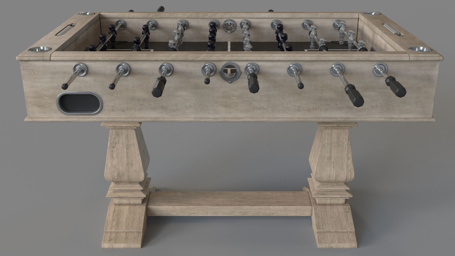 Montecito 55-in Premium Competition Foosball Table 3D model_1